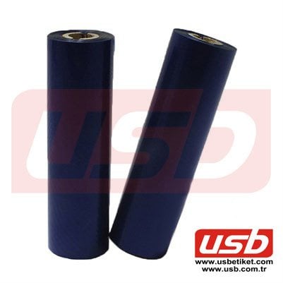 Renkli Ribon MAVİ WAX Ribon 110 x 74 mt